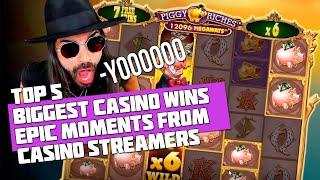 TOP 5 BIGGEST CASINO WINS | EPIC MOMENTS FROM CASINO STREAMERS