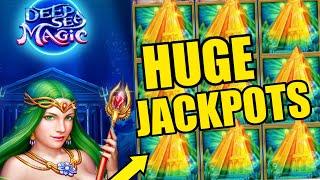 DOUBLE DEEP SEA JACKPOTS! ⋆ Slots ⋆ Back to Back Handpays Playing Max Bet Slots at Foxwoods!