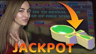 GREEN for MONEY DID IT! HANDPAY JACKPOT on $60/SPIN on Cleo 2!
