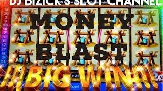 Money Blast Slot Machine ~ 24 FREE SPINS ~ NICE WIN!!!! • DJ BIZICK'S SLOT CHANNEL