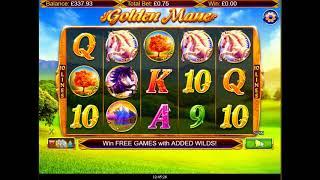 Golden Mane Slot - Online Slot Game Play + FREE GAMES WON!