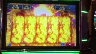 Rising Fire Dragon Slot Machine Free Spin Bonus #1 Palazzo Casino Las Vegas