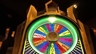 Wheel of Fortune •LIVE PLAY• Slot Machine Pokie at Harrahs, Las Vegas