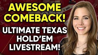 WHAT AN AWESOME COMEBACK!! LIVE: Ultimate Texas Hold’em!! $2000 Buy-in!