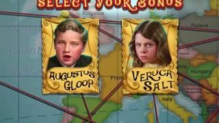 WILLY WONKA AUGUSTUS AND VERUCA'S GOLDEN TICKET Video Slot Casino Game with a PICK BONUS