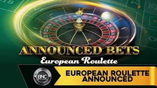 European Roulette Announced slot by Tom Horn Gaming