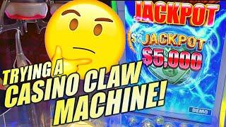 TRYING A CASINO CLAW MACHINE ⋆ Slots ⋆ AM I THAT GOOD OR THAT BAD!? GO GO CLAW Slot Machine (ARUZE)