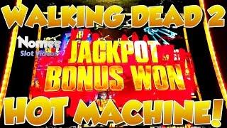 WALKING DEAD 2 Slot Machine - VERY ACTIVE MACHINE - Low Rolling with SURPRISE ENDING!!
