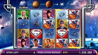 SUPERMAN THE MOVIE: JOR-EL'S LEGACY Video Slot Casino Game with KRYPTON ESCAPE FREE SPIN BONUS