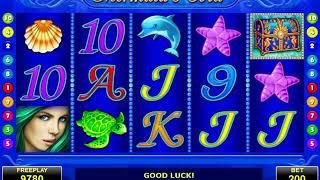 Mermaids Gold video slot - online slotmachine by Amatic with Review