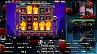 Finally Fifth Floor! Super Big Win From Flame Busters Slot!!