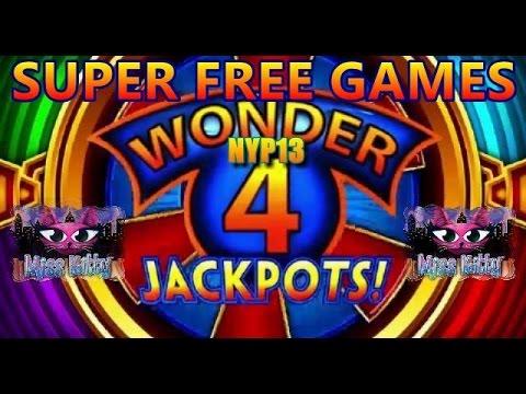 Aristocrat: Wonder 4 Jackpots - Ms. Kitty Super Free Games Slot Bonus