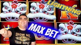 Max Bet Bonuses & Nice Wins On LIGHTNING LINK Slot! $500 Challenge To Win At Casino