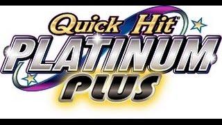 **LIVE PLAY** "QUICK HIT PLATINUM PLUS" NICKLES WITH ^WHEEL SPIN ^