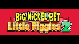WMS - Rich Little Piggies 2 - Big Nickel Bet!  Early Look!