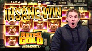 INSANE WIN on Aztec Gold Megaways Slot - £6 Bet
