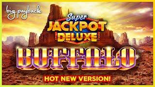 Super Jackpot Deluxe Buffalo Slot - BIG WIN BONUS!