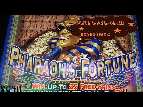 **GOOD WIN** Pharaoh's Fortune | 14 Free Games(4x) w/re-trigger | Slot Machine Bonus