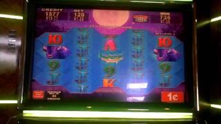 Slot machine bonus win on Full Moon at Parx Casino