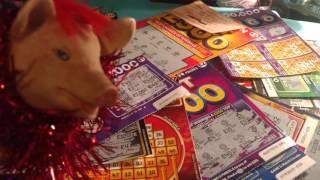 Scratchcards..all Winners...from 2016...show,,,,with Piggy