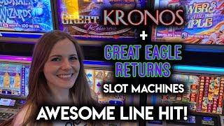 BIG Line hit on Great Eagle Returns! This game has potential!!