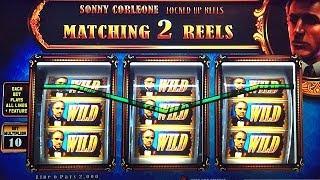 The Godfather Slot Machine Bonus Don Corleone BIG WIN MAX BET