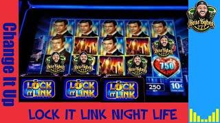 Which Bonus do I choose if I want to hit a progressive? High Limit Lock it Link Night Life