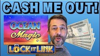 CASH ME OUT! • 5 SLOT MACHINES $20 EACH • OCEANS MAGIC • LOCK IT LINK • STAR RISE