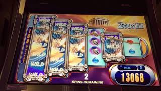 BIG WIN Zeus 3 Slot Machine Free Spins Bonus!!