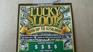 Lucky Loot - $5 Instant Lottery Scratch Off Scratchcard Ticket Video