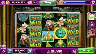 JUNGLE WILD Video Slot Casino Game with a FREE SPIN BONUS
