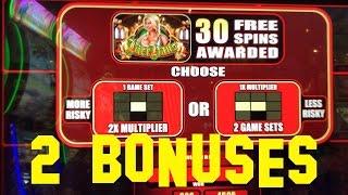 HOT HOT 8 Live Play with TWO BONUSES Bier Haus Black Knight $6.00 bet Slot Machine