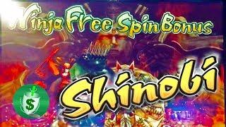 Shinobi slot machine, 2 bonuses