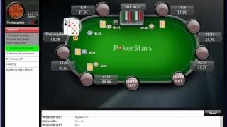 PokerSchoolOnline Live Training Video:"Scare Tactics #2  2NL full ring" (01/03/2012) TheLangolier