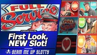 Full Service Slot - First Look, Live Play/Bonus in New Multimedia Games title