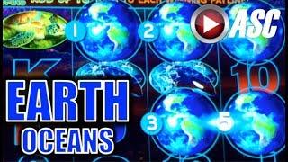 •NEW SLOT!• EARTH OCEANS (EVERI) SHAMU & SEA TURTLES! | Slot Machine Bonus