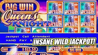 QUEEN'S KNIGHT HIGH LIMIT MASSIVE JACKPOT WIN ⋆ Slots ⋆ BIG WIN ON FULL SCREEN OF WILDS! ⋆ Slots ⋆