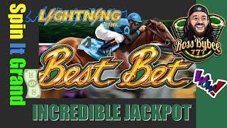 Lightning Link Best Bet Horse-Racing Slot Machine & Spin It Grand Jackpot!