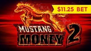 Mustang Money 2 Slot - $12.50 Max Bet - BONUS ACTION!