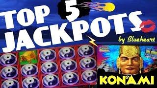 • TOP 5 JACKPOTS • BEST WINS from KONAMI slot machines- JACKPOTS/ BIG WINS