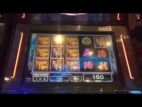 Temple of the Tiger == 5 cents machine == $7,50 Bet Bonus == 9 spins ** SLOT LOVER **