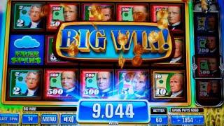 Money Rain Slot Machine Bonus + Retrigger - 14 Free Games with Mystery Dollar Symbols - BIG WIN