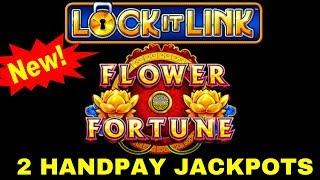 NEW SLOT OUR 1ST ATTEMPT ON SUPERLOCK •LOCK IT LINK •FLOWER FORTUNE •(2) HANDPAYS GREAT SESSIONS