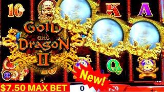 New Slot Machine GOLD & DRAGON II $7.50 Max Bet Bonus | Rising Fortunes Slot $8.80 Max Bet Bonus
