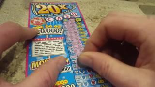 NEW GAME! $20,000 20X THE CASH CONNECTICUT LOTTERY $20 SCRATCH OFF TICKET