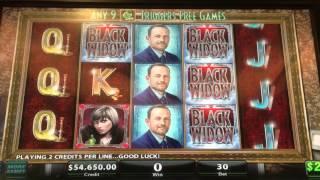 Black Widow Random Large Jackpot $11,250 at $750/pull at the Cosmo Las Vegas
