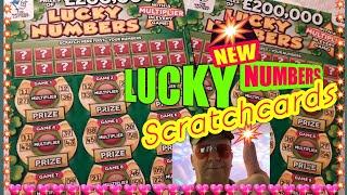•NEW•Lucky•Numbers Scratchcards•Instant £500•‍•️Super7s•£250,000 Blue•Triple Payout••