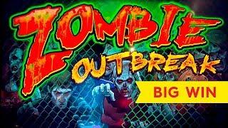 Zombie Outbreak Slot - $10 Max Bet - NICE SESSION, BIG WIN!