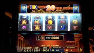 Pompeii Progressive slot machine line hit at parx casino