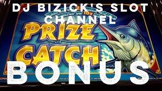 ~FREE SPIN BONUS ~ WITH MULTIPLIERS ~ Prize Catch Slot Machine ~ NICE WIN!!! • DJ BIZICK'S SLOT CHAN